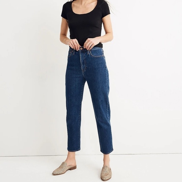 Madewell High Waist Tapered Leg Jeans Size 27 - Picture 1 of 11
